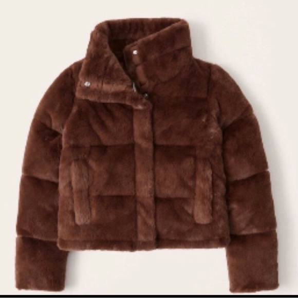 Mini super soft puffer/fur jacket - Picture 2 of 4